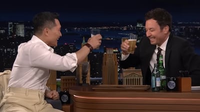 Daniel Dae Kim Demonstrates 'Somak' on Jimmy Fallon Show