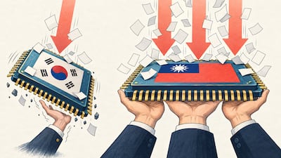Taiwan Buffers Foreign Selling, South Korea Falters