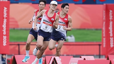 남자 근대5종 단체전, 항저우 이어 ‘金 2연패’