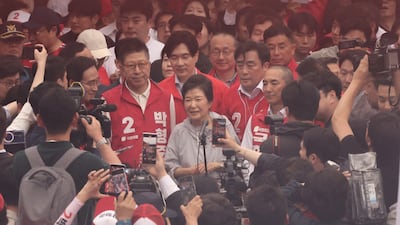 부산에도 힘 실어준 박근혜, 박형준·박민식 지원 유세