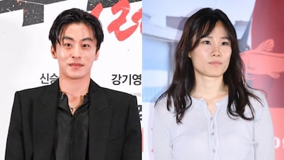 구교환(왼쪽), 이옥섭 감독. 스포츠조선DB