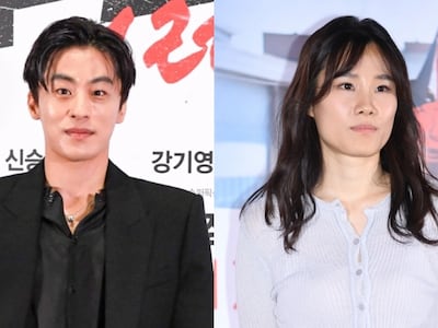구교환(왼쪽), 이옥섭 감독. 스포츠조선DB