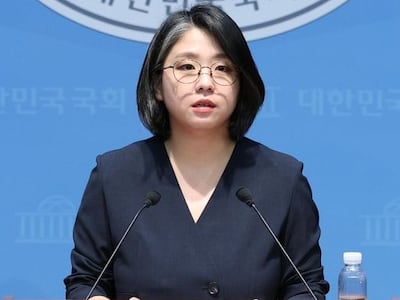 기자회견 하는 용혜인 성평등가족부 장관 후보자
