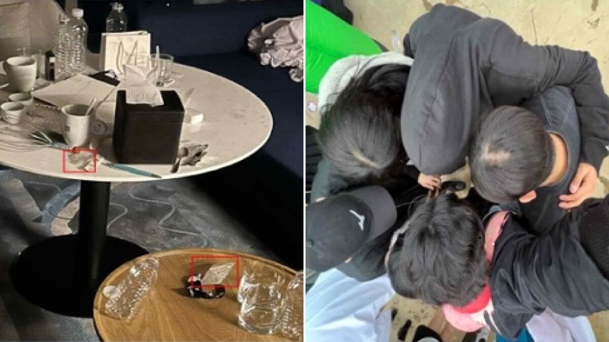 대학생 연합동아리로 모인 피의자들이 마약을 투약한 모습. /서울남부지검