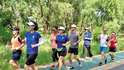 5㎞씩 서서히 늘려… 춘마 풀코스 완주 위해 TF훈련한 동호회