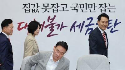 오세훈, 국힘 회의 참석하자... 당권파 불만 터뜨렸다